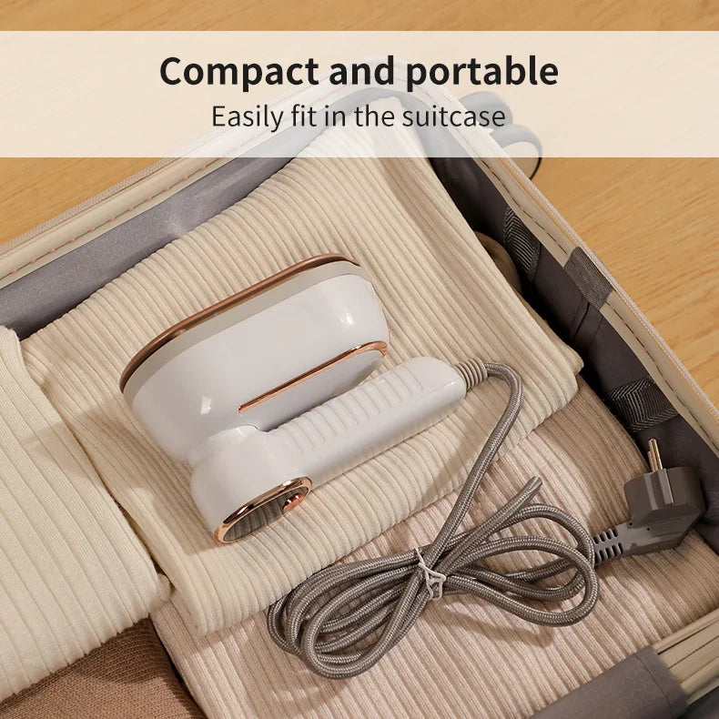 Compact Handheld Steam Iron for Home & Travel – 4 Colours