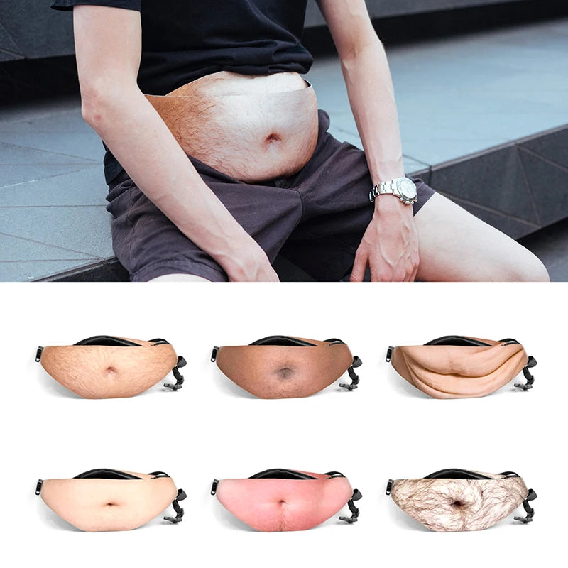 Novelty Dad Bod Waist Bag – 12 Printed Designs