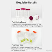 Baby Complementary Food Squeeze Station with 10pcs Squeeze Bags Baby Food Dispenser Machine Baby Food Mills
