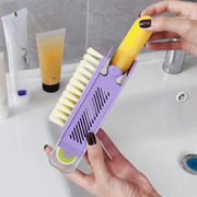 Draining Soap Dish with Brush Roller