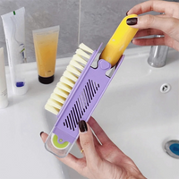 Draining Soap Dish with Brush Roller