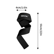 Silicone-Grip Weight-Lifting Straps