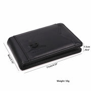 Leather Bat ID Wallet Slim Bifold Credit Card Holder Case With Cutout Superhero Face Eyes Mask Gift