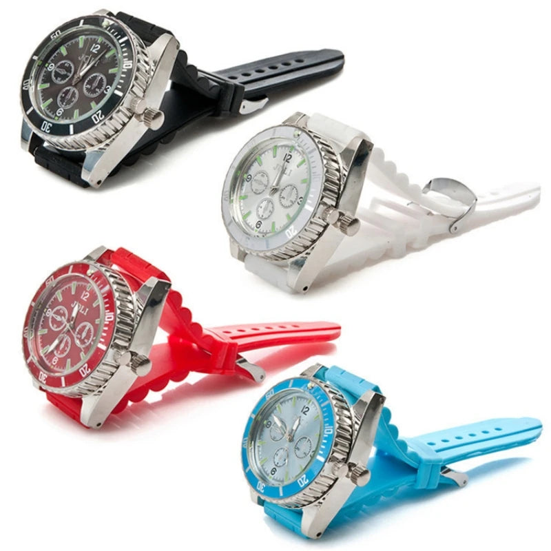 Watch-Shaped Zinc Alloy Herb & Spice Grinder – 4 Colours