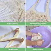 Reusable Cotton Mesh Shopping & Produce Bags – 1 or 2 Pack
