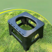 Folding Portable Camping Toilet – 2 Sizes, Grey or Black