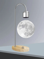 3D Printing Floating Moon Lamp Magnetic Levitation Seamless LED Night Light Creative Home Decoration Table Lamp