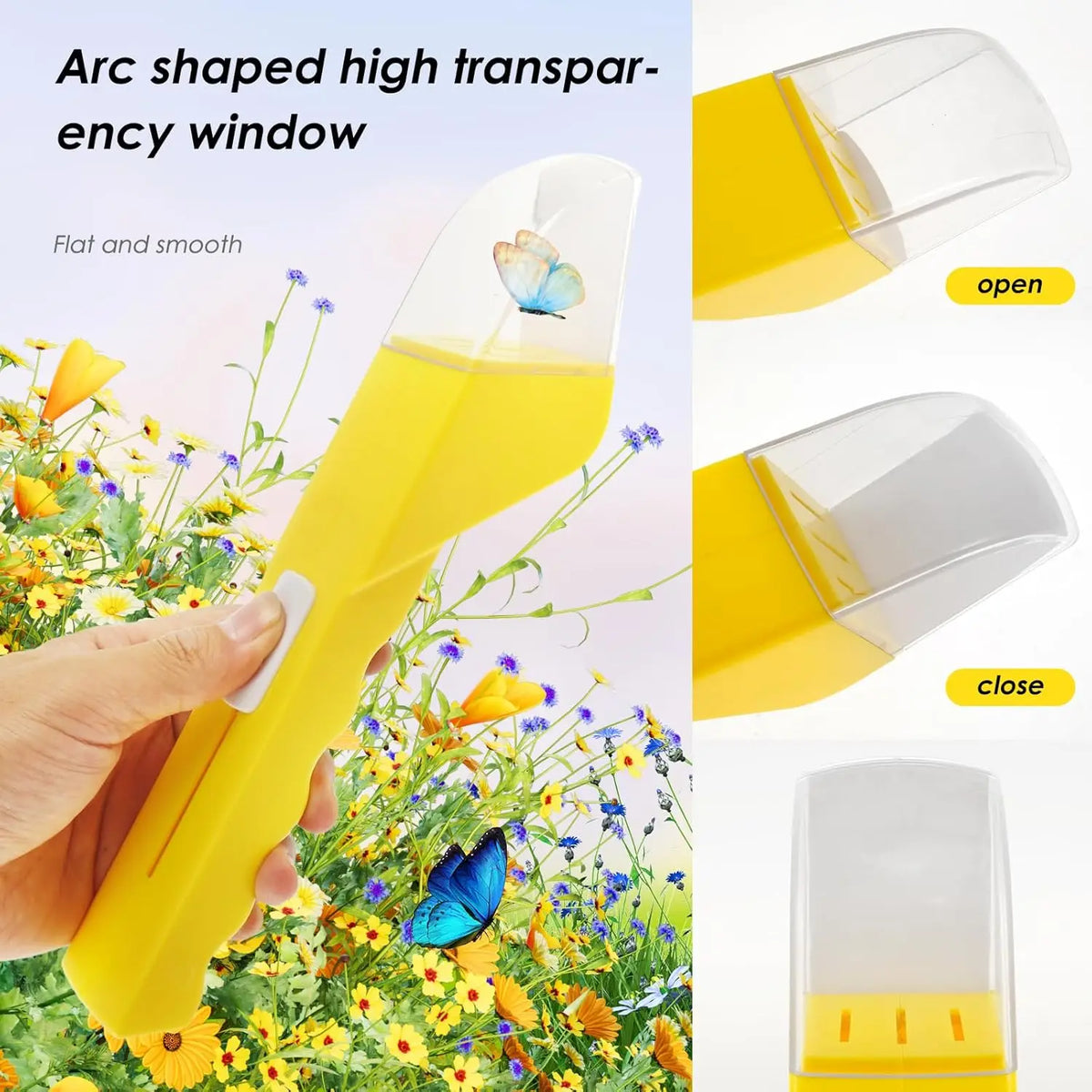 Contactless Quick-Release Bug Catcher – 4 Colours