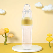 90 mL Silicone Baby Food Feeder & Squeeze Spoon