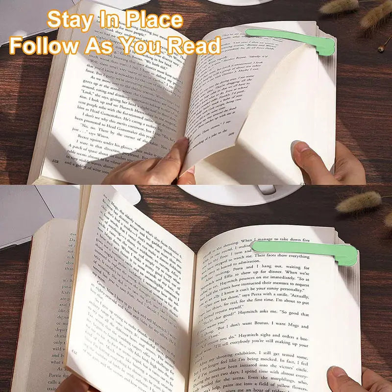 Clip-On Silicone Page-Following Bookmark – 9 Options