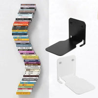 Invisible-Style Wall-Mounted Floating Bookshelf