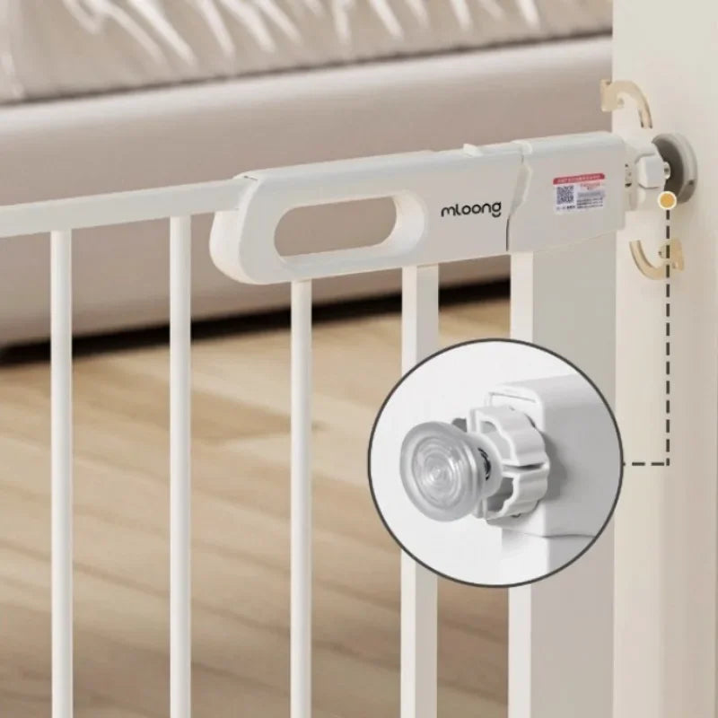 No-Drill Pressure-Mounted Baby & Pet Safety Gate