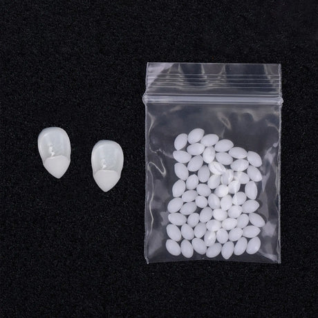 Halloween Decoration Vampire Teeth Fangs Dentures Props Halloween Cosplay Props False Fangs With Solid Glue Halloween Props