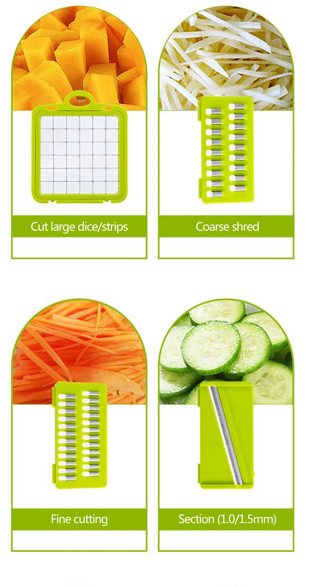 Multi-Function Vegetable Slicer, Peeler & Grater