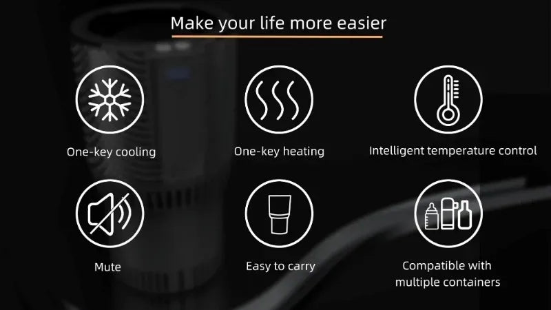 12V 2-in-1 Car Cup Cooler & Warmer