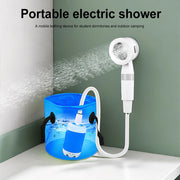 4000 mAh Rechargeable Camping Shower Pump with Display