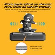 Magnetic Skateboard Bear Dashboard Ornament – 4 Styles