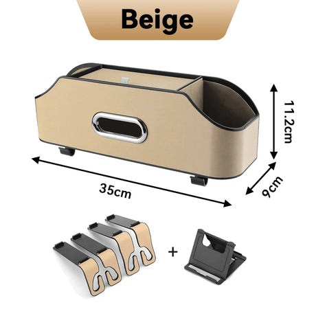 Car Tissue Box Cup Holder Backseat Seat Back Storage Multifunctional Bag  Accessories For Jeep Cherokee COMPASS RENEGADE