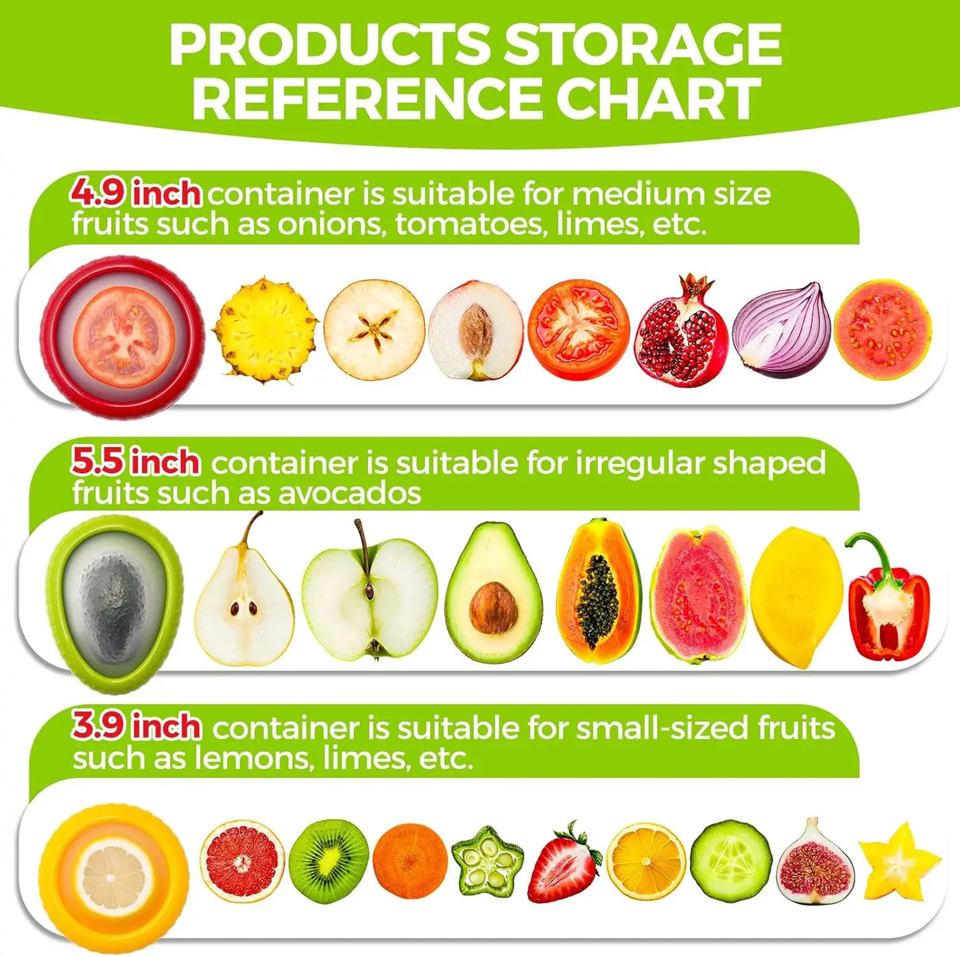 Produce-Saver Storage Pods – 5 Shapes