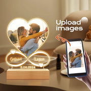 Customized Spotify Music Plaque Gifts For Anniversary Day Personalized Acrylic Photo Frame Lamp Custom Romantic Birthday Gifts