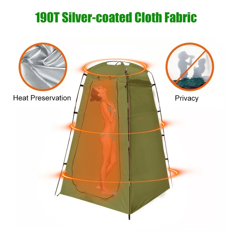 Portable Outdoor Privacy Shower & Changing Tent