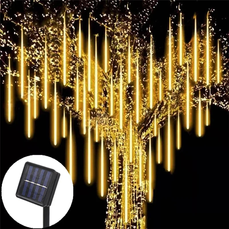 Solar Meteor Shower Lights – 8 Tubes, 30 or 50 cm
