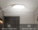 Radar Sensor Ceiling Light Led Pacel Lamps for Bathroom Hallways Porch Waterproof 20W 30W Smart Ceiling Lamp Led Panel Lighting
