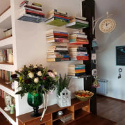 Invisible-Style Wall-Mounted Floating Bookshelf