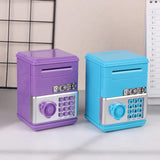 Kids Money Bank, Plastic Password Piggy Bank Mini ATM Cash Coin Money Box For Kids Birthday Toy For Children，ATM Banks Box