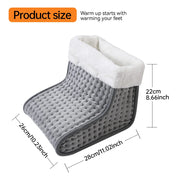 Electric Heated Foot US/EU Warmers Soft Feet Heating Pad 9-gear adjustable temperature Electric shoe heating pad