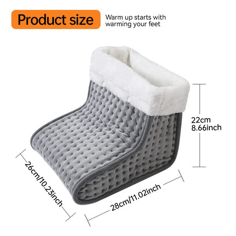 Electric Heated Foot US/EU Warmers Soft Feet Heating Pad 9-gear adjustable temperature Electric shoe heating pad