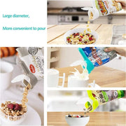 Food Bag Sealing Clip with Pour Spout – 6 Colours