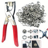 200pcs Metal Sewing Buttons And 1pc Snap Fastener Pliers Set - Easy DIY Clothes Buckle Installation