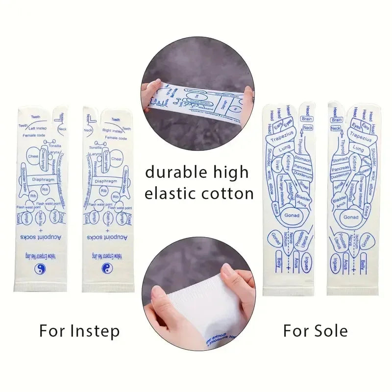 Textured Acupressure-Style Massage Socks