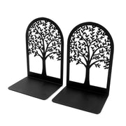 Black Tree-of-Life Metal Desktop Bookends