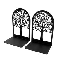 Black Tree-of-Life Metal Desktop Bookends