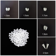 Vampire Fang Costume Teeth with Fitting Material – 5 Sizes