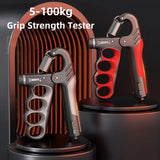 Grip Strengthener Gym Training Hand Exerciser Adjustable 5-100KG Fitness Unisex Finger Rehabilitation Training Hand Grip pesas