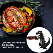 Character Sausage & Hot-Dog Grill Holders – 4 Designs