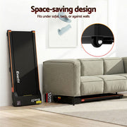 3-in-1 Under-Desk Walking Pad with 12% Incline
