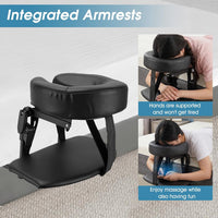 Adjustable massage bed headrest kit Black with Pad - image 2
