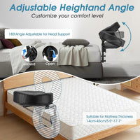 Adjustable massage bed headrest kit Black with Pad - image 4