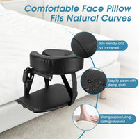 Adjustable massage bed headrest kit Black with Pad - image 6