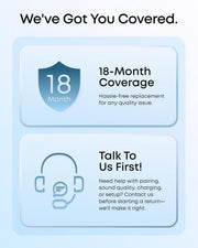 Adaptive ANC Over-Ear Wireless Headphones – 40H Playtime