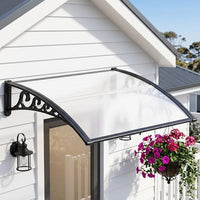 Transparent outdoor window awning image 1