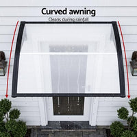 Transparent outdoor window awning image 2