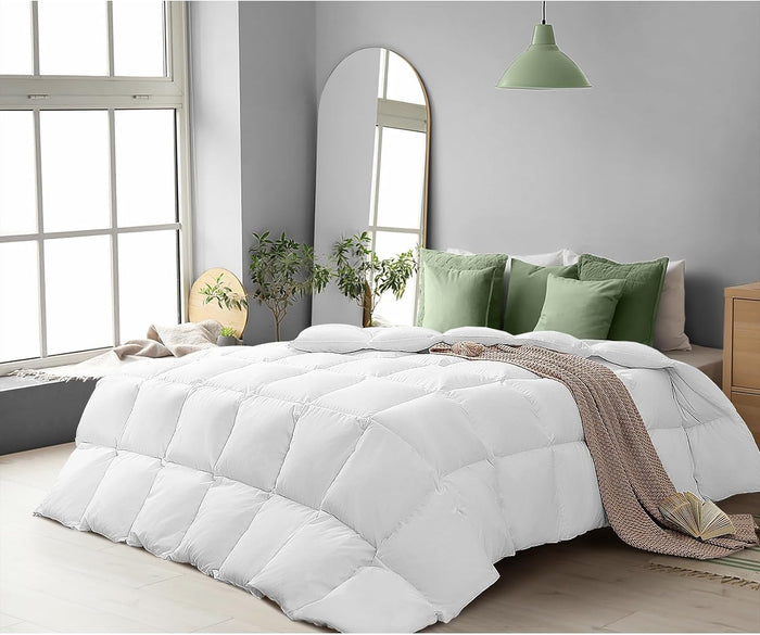 700GSM Goose Feather & Down Quilt – Single