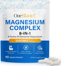 8-in-1 Magnesium Complex – 90 Vegan Capsules