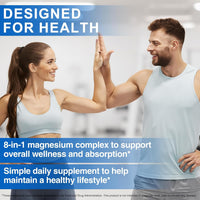 8-in-1 Magnesium Complex – 90 Vegan Capsules