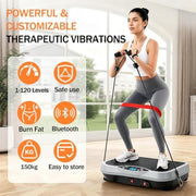Vibration Plate Exercise Machine with 120 Speed Levels
